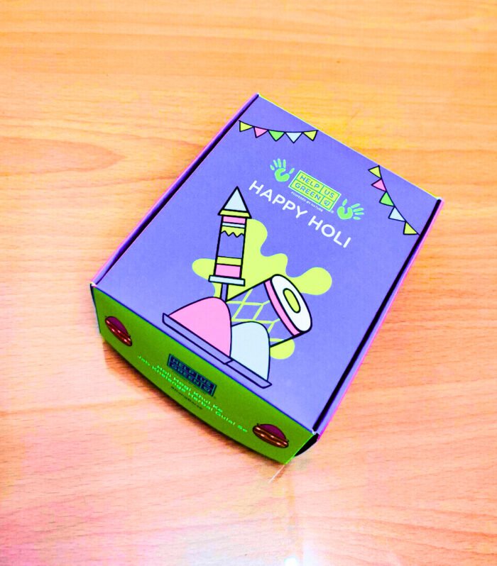Duplex Holi Folding Box for Festive Packaging