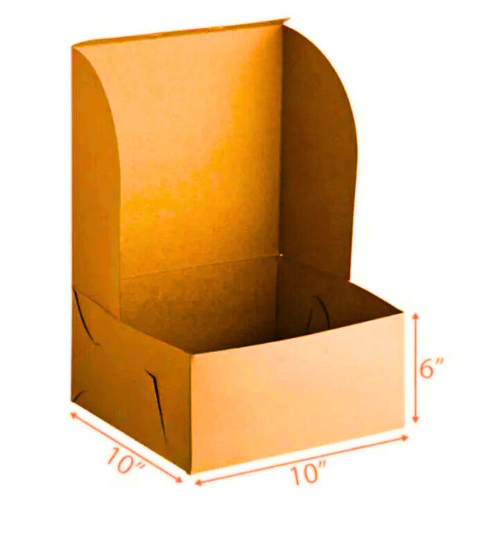 Brown Kraft Cake Box